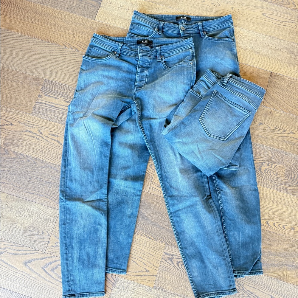 Neuw Light Blue Denim Jeans Iggy skinny 3x pairs
